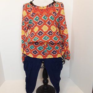 Chaps 2 piece pant/top set